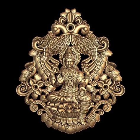 Buy Laxmi Mata 3D Model - Exquisite Design | Devotional Artwork