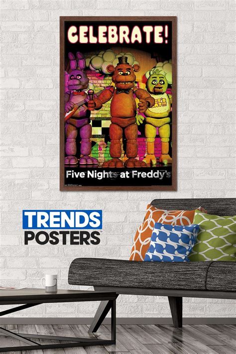 Five Nights at Freddy's - Celebrate Poster | eBay