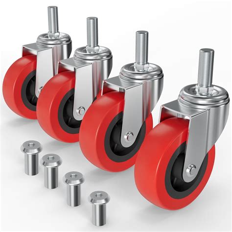 MySit 4 Pack Creeper Wheels 2.5 Inch Heavy Duty India | Ubuy