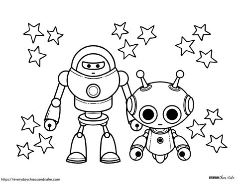Robot Coloring Worksheet 的图像结果