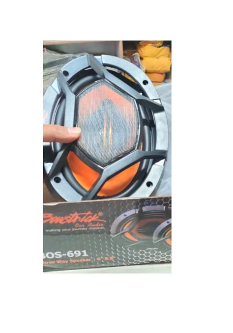 Popular Car Décor Bowstrick Oval Shape Coaxial Car Speaker : Amazon.in ...