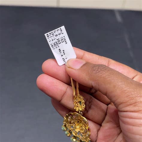 RS BROTHERS 8.263gms Papitabilla 22K Yellow Gold – BangaruRani