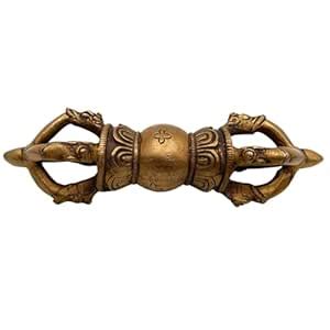 Buy South Indian Arts Brass Dorje, Tantric Ritual Instrument - Varja ...