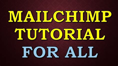 Image result for MailChimp Basics