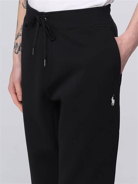 POLO RALPH LAUREN: pants for man - Black | Polo Ralph Lauren pants ...