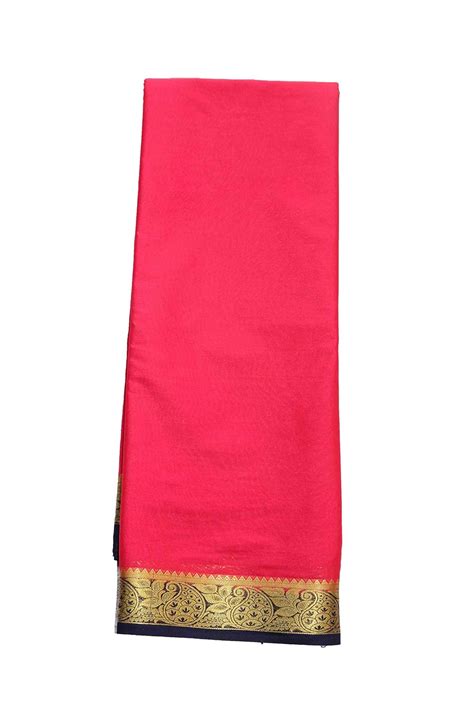 Buy arars Women's Mysore Crepe Silk Kanchipuram Kanjivaram Pattu Style ...