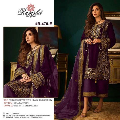 Ramsha R 470 Nx Fancy Heavy Designer Pakistani Suit Collection