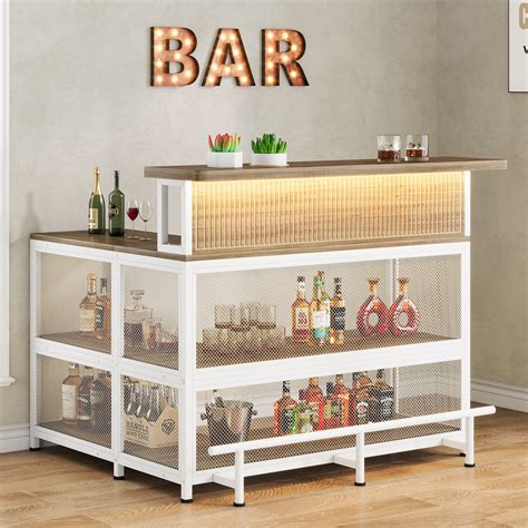 L Shaped Home Bar