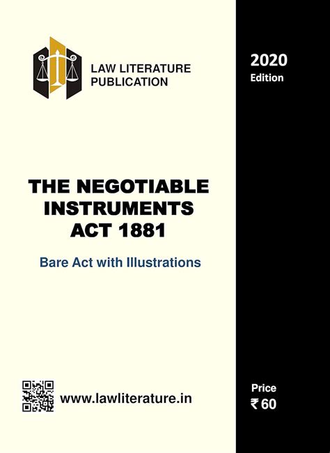 Buy The Negotiable Instruments Act, 1881 as amended by the Negotiable ...