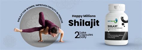 Shilajit for Women — Improves Fertility in Females | Happy Millions