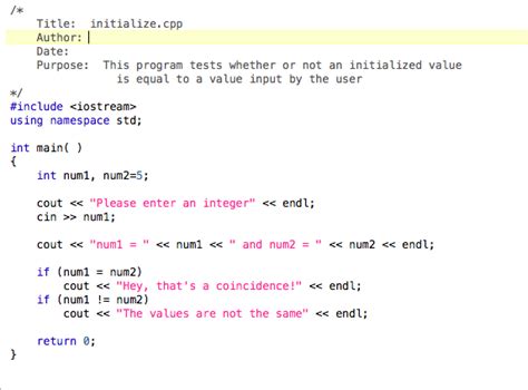 How to Start Off a C++ Program 的图像结果