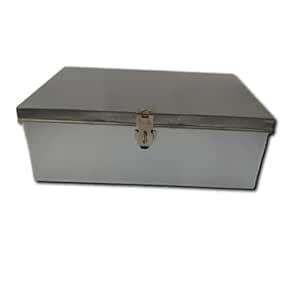 Money Box - Large size Metal Storage Box with Latch/Durable tools Box ...