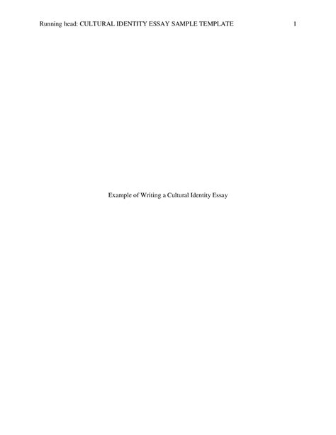 Cultural Identity Essay Example 的图像结果