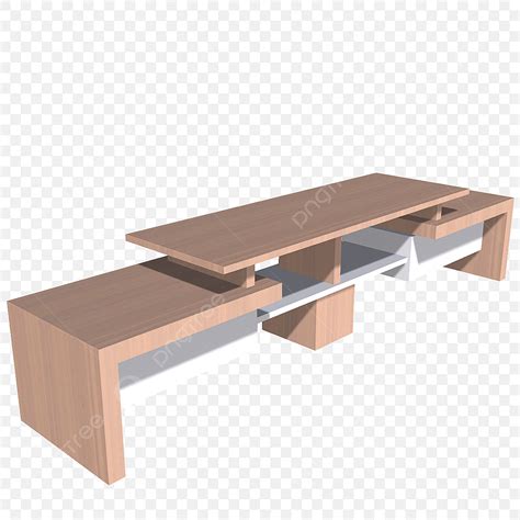 Wooden Desk Hd Transparent, Wooden Tv Desk, Asset, Furniture, Wooden ...
