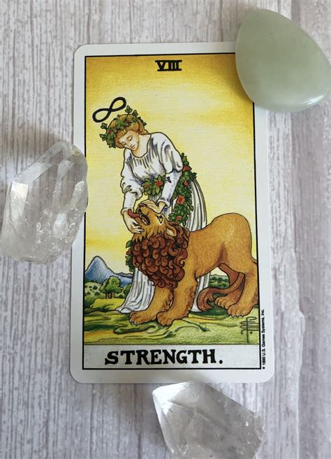 Strength Tarot Card | Reading tarot cards, Tarot, Oracle card reading