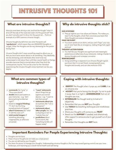 Intrusive Thoughts 101 Intrusive Thoughts OCD Coping With Intrusive ...
