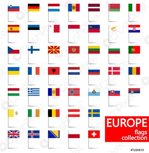 Europe Countries Europe Country Flags Country Flag
