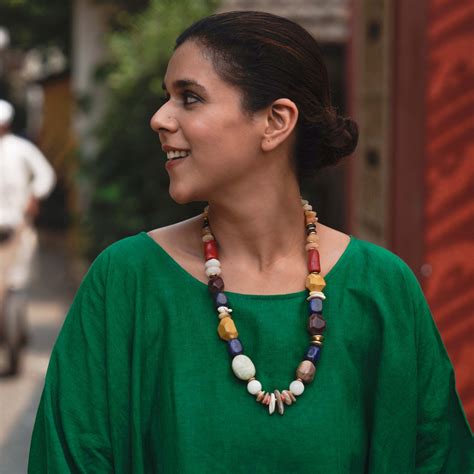 Terrazo-inspired Mixed Medium Matinee Length Neckpiece – Shop Maya