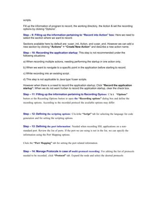 Image result for Load Runner Recording Options