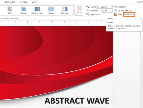 Image result for Advance Slide Timing PowerPoint