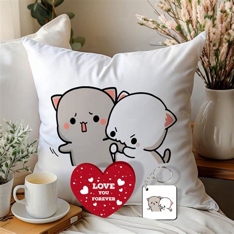 Buy SKYTRENDS Gift for Girlfriend Boyfriend Hug This Pillow for Your ...