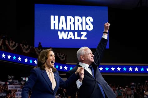 In pictures: Harris and Walz kick off campaign with rally in ...
