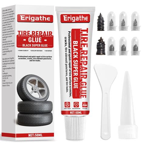 Erigathe Tire Repair Glue, Tire Sidewall Repair Glue, Black India | Ubuy