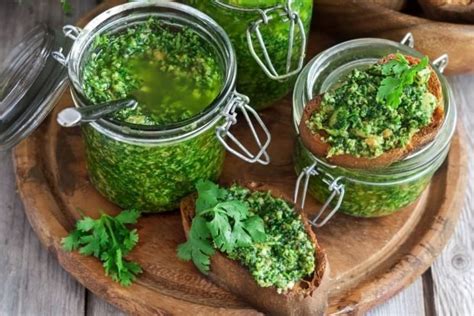 Песто из кинзы – простой и вкусный рецепт, как приготовить пошагово