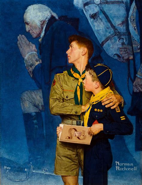 Norman Rockwell paintings for Boy Scouts of America. LDS Church History ...