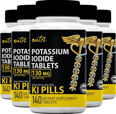 Nature'sFusions Natures Fusions Potassium Iodide Tablets Pack of 5 ...