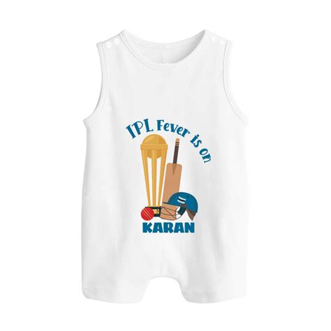 Cricket Fever Is On BUTTON ROMPER – Fan Edition – Anveshana Clothing