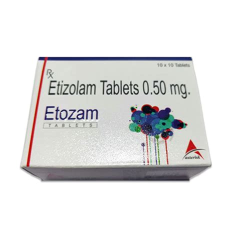 Etizolam 0.5mg Tablets Asterisk Healthcare