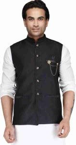 FASHION VILLA Self Design Men Waistcoat - Buy FASHION VILLA Self Design ...
