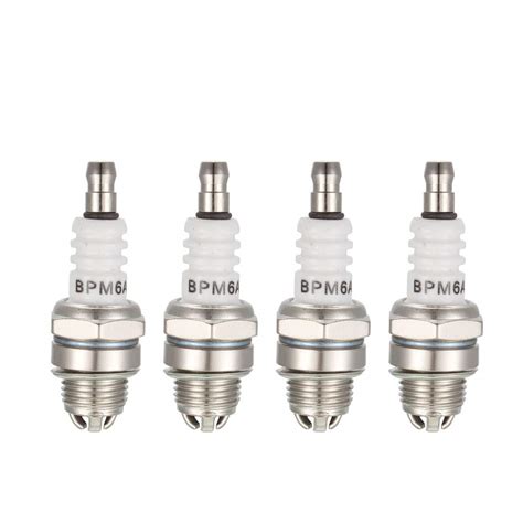uxcell BPM6A Spark Plug for Generator Lawnmower Tractor Go Kart Mini ...