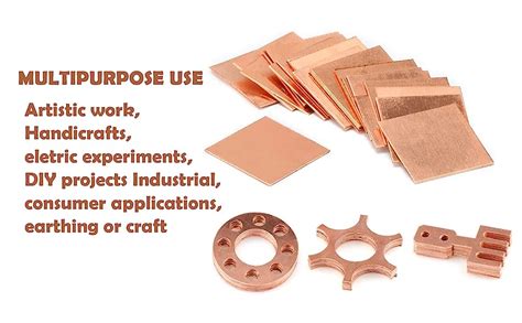 VITSZEE 99.9% Pure Copper Cu Metal Sheet Plate For Multipurpose Use ...