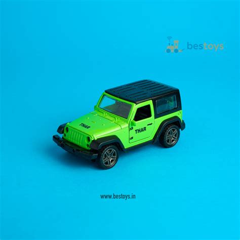 Thar-Green Model Die Cast-Metal [1:32] | Side Door | Light & Sound | P ...