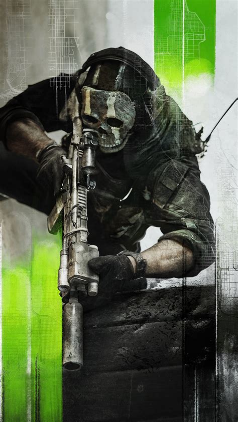 Call of Duty: Modern Warfare II Wallpaper 4K, PlayStation 5, Ghost - call of duty modern warfare 2