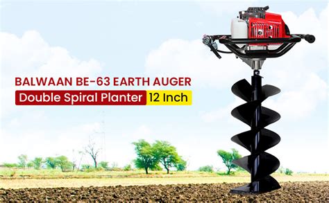 BALWAAN Krishi BE-63 Earth Auger 63 cc 2 Stroke Powerful Heavy Duty ...