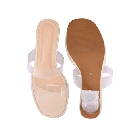 Buy Gabbana Trendsetter Block Beige Heels | Lino Perros