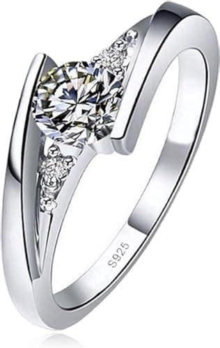MEENAZ Rings for women stylish combo Platinum Silver heart butterfly ...
