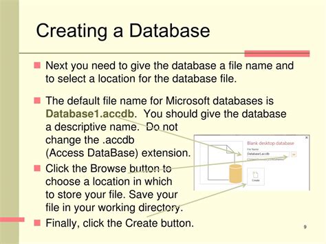 Image result for CreateDatabase in Access