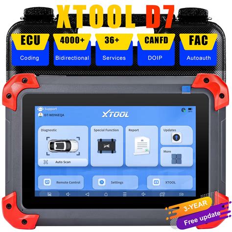 Xtool D7 Full System Diagnostic Tool with 36 Special Functions 3 Years ...