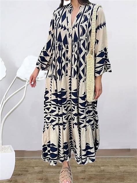 Women's Maxi Dress Casual Dress Boho Chic Dresses Bohemia Cute Stylish ...