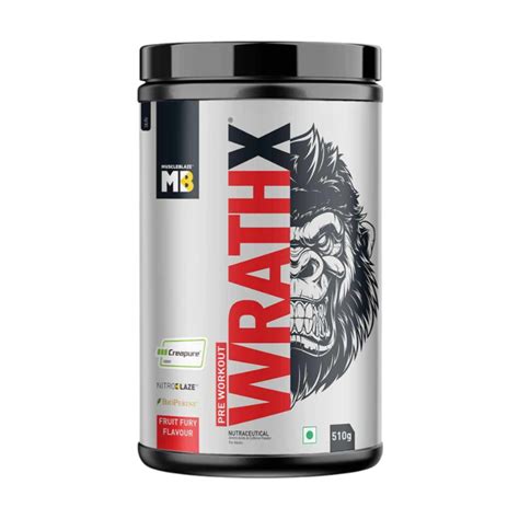 Buy MuscleBlaze Pre-Workout WrathX - 30 Servings Online | NutriStar