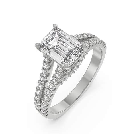 Buy Timeless Emerald Lab Diamond Engagement RingLab Grown Diamonds – Emori