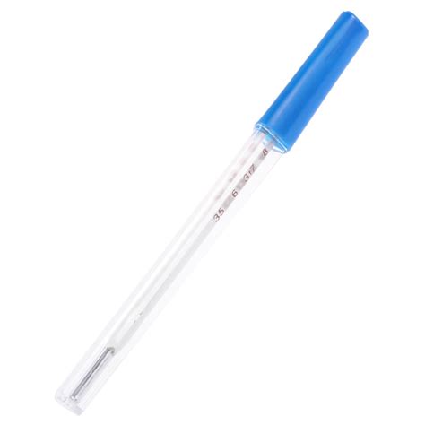 Buy 1 pcs Glass Thermometer Triangular Bar Oral Mercury Thermometer ...