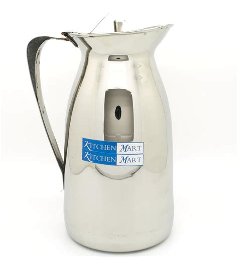 Buy Kitchen Mart Stainless Steel Water Jug, 1500 ml, 1-Piece, Silver ...