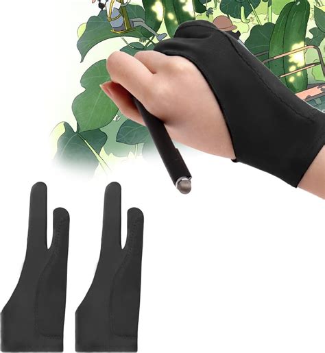 ZORBES® 1 Pair Two-Finger Artist Drawing Gloves, Graphic Drawing Gloves ...