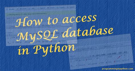 Image result for Python Write to Access Database