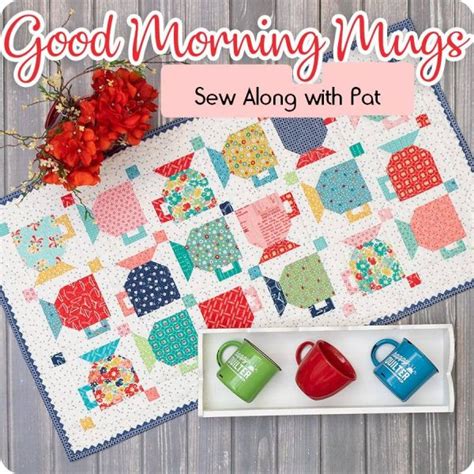☕Morning mugs, last chance, free pattern | Quilt kits, Quilts ...